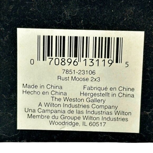 Rust Metal Moose Photo Picture Frame 2x3 Cabin Hunting Outdoors Wildlife Alaska - Picture 4 of 7